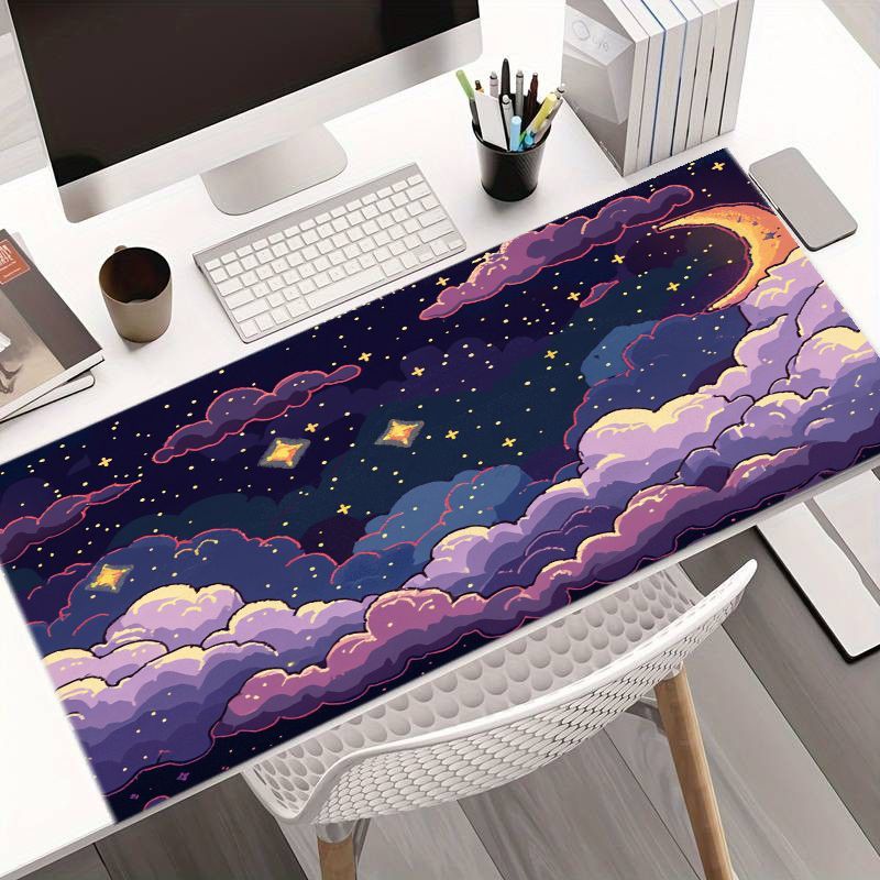 Desk Setup Ergonomics - Brand Large Mouse Pad Iron Art