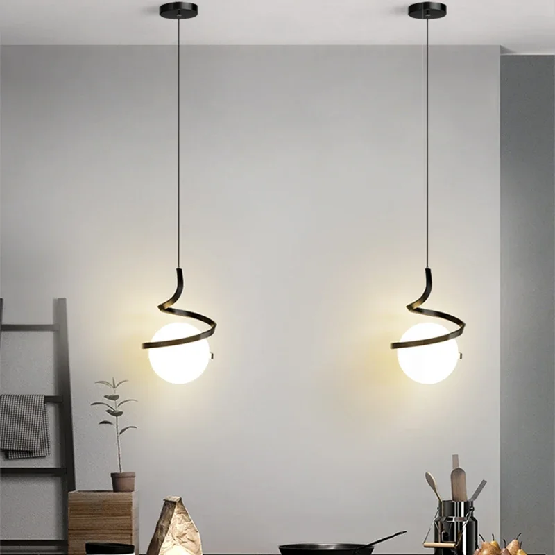 Desk Setup White - Nordic LED Pendant Light Bedroom bedside