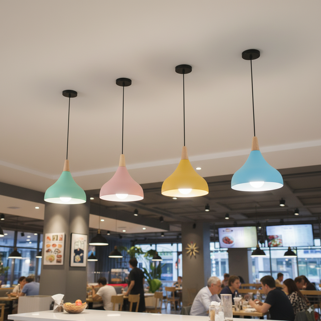 Nordic Modern Hanging Lamps Vi - Desk Setup White incelemesi ve fiyatı