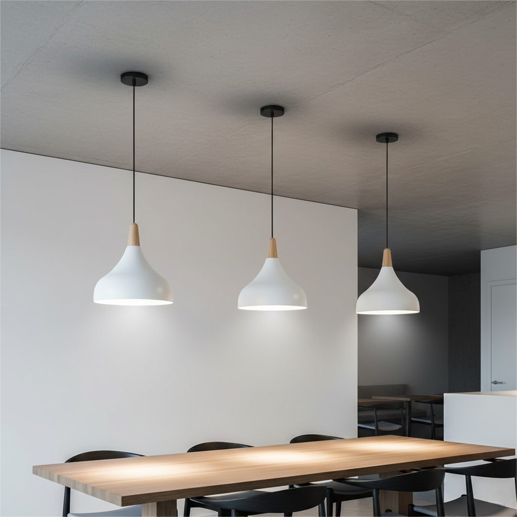 Nordic Modern Hanging Lamps Vi - Desk Setup White incelemesi ve fiyatı