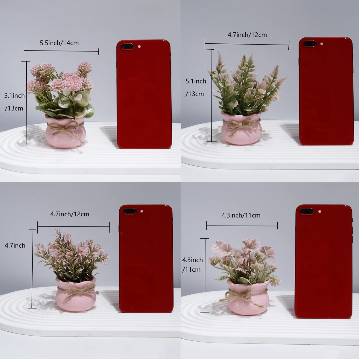 Mini Artificial Pink Series Fl - Desk Setup Plant incelemesi ve fiyatı