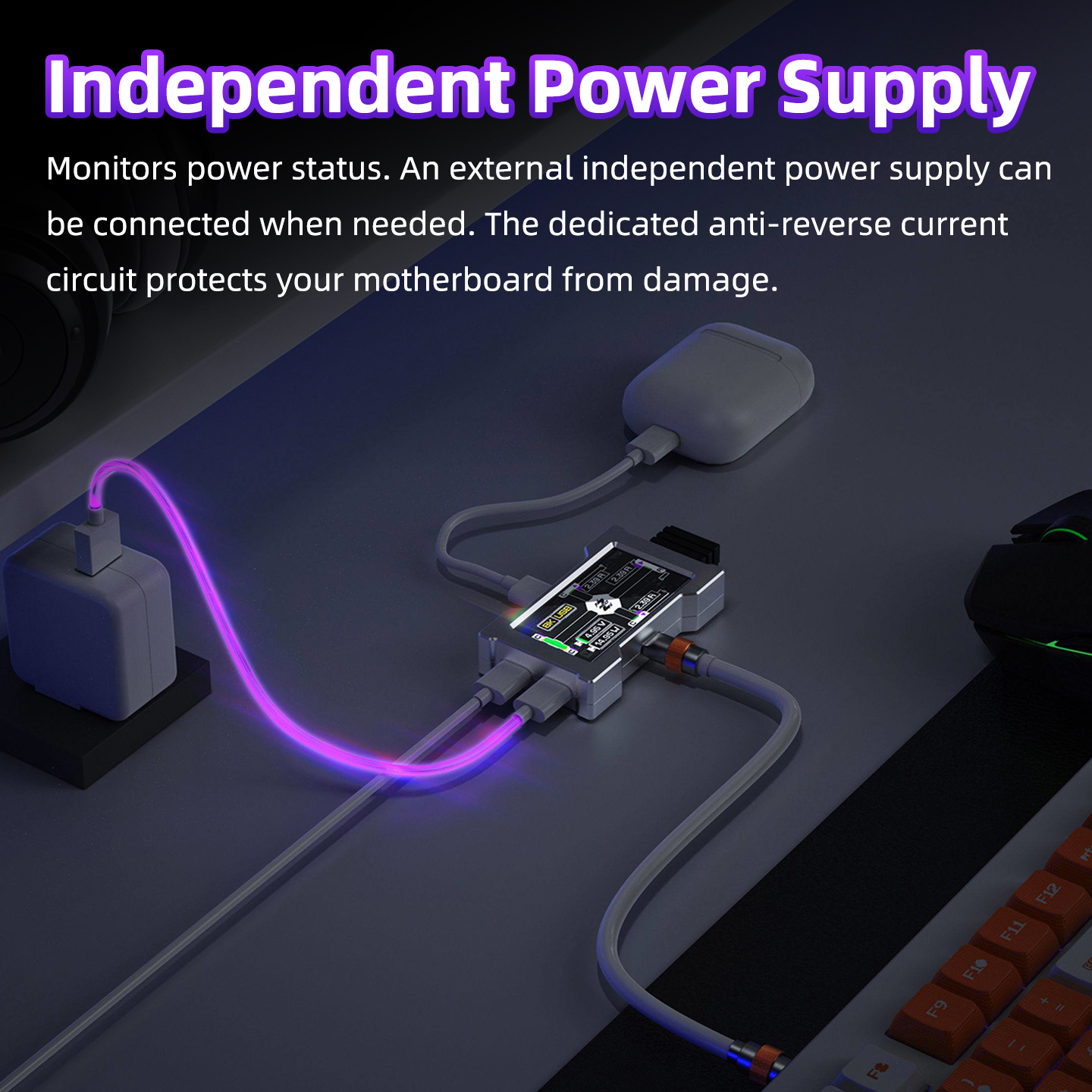 HMHUB Gaming USB Hub - 2-To-3  - Desk Setup Usb Hub incelemesi ve fiyatı