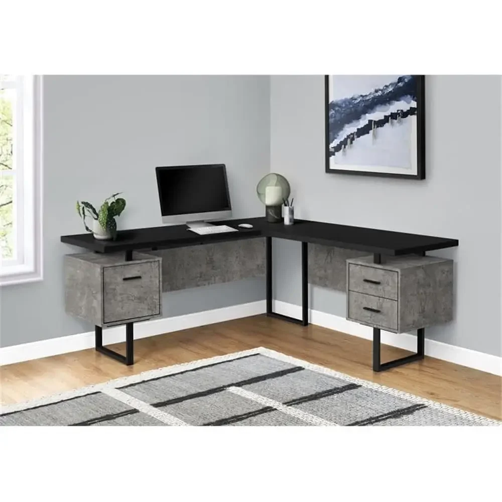 L-Shaped 70 Computer Desk with - L Shaped Desk Setup incelemesi ve fiyatı