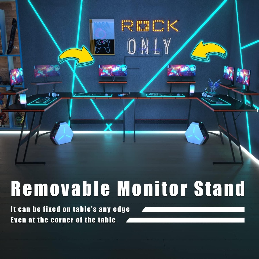 L Shaped Gaming Desk with Larg - L Shaped Desk Setup incelemesi ve fiyatı