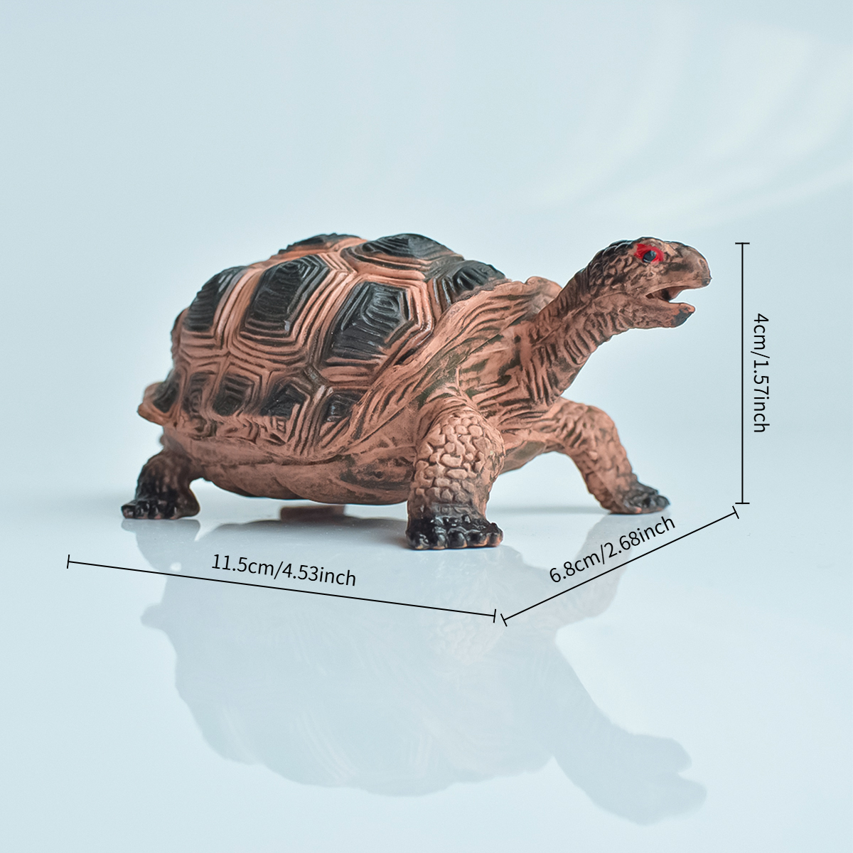 Painted Realistic Animal Turtl - Desk Setup Plant incelemesi ve fiyatı