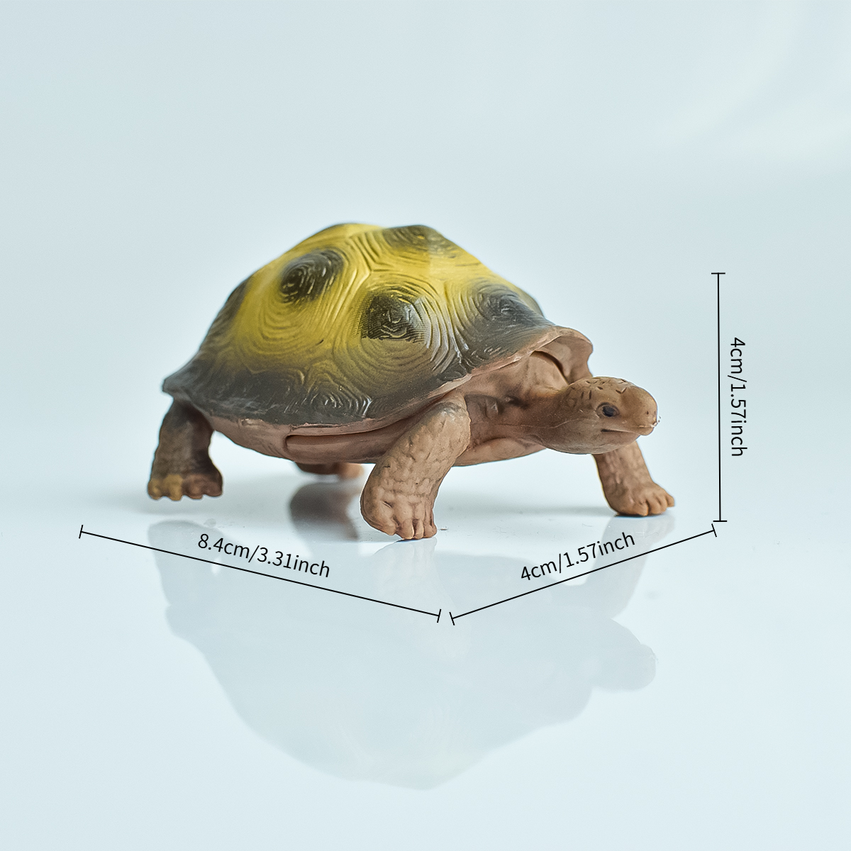 Painted Realistic Animal Turtl - Desk Setup Plant incelemesi ve fiyatı