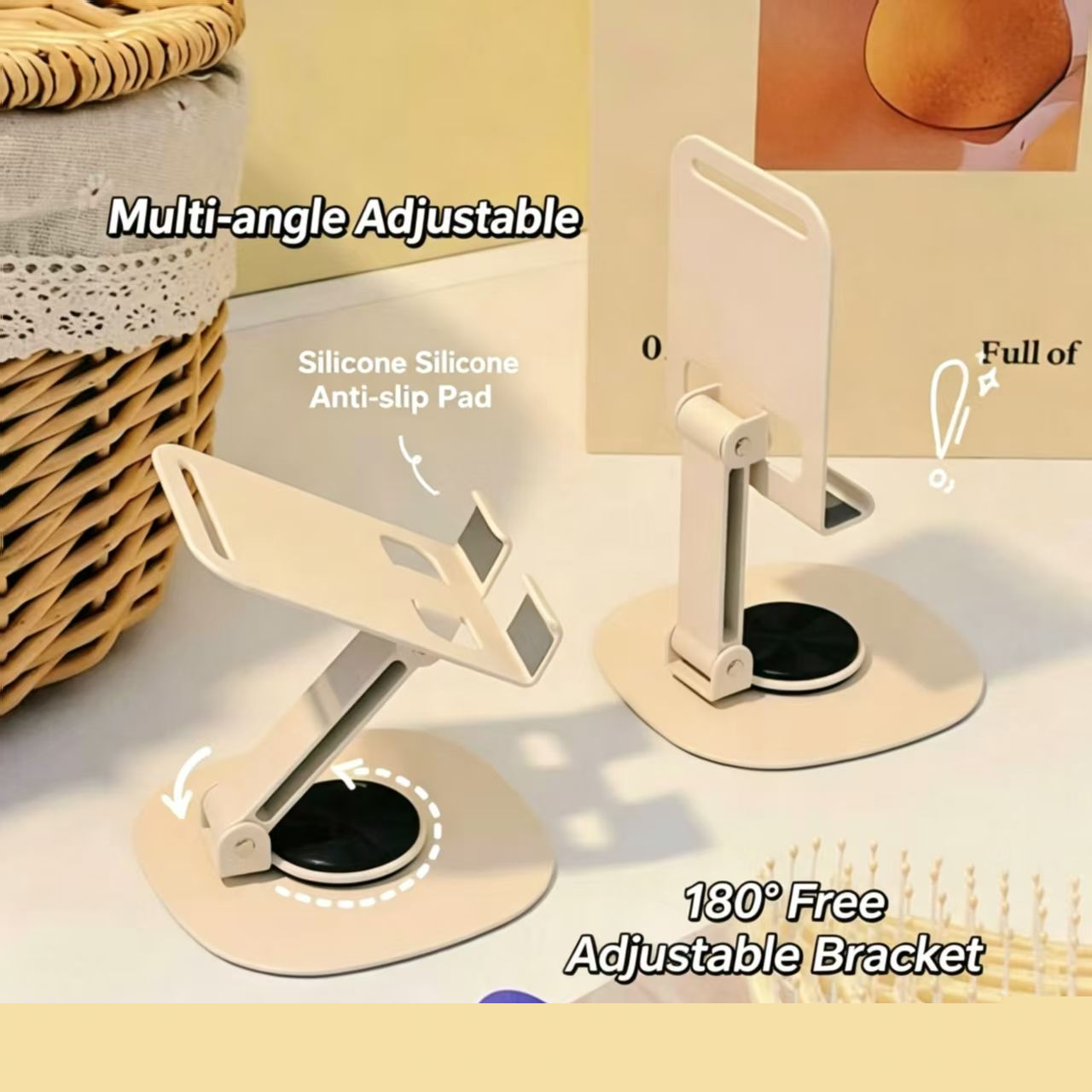 Cream Style Carbon Steel Porta - Desk Setup Table incelemesi ve fiyatı