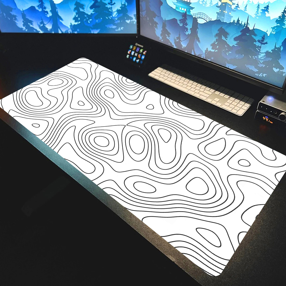 Line Liquid Mouse Pad Gaming A - Desk Setup White incelemesi ve fiyatı