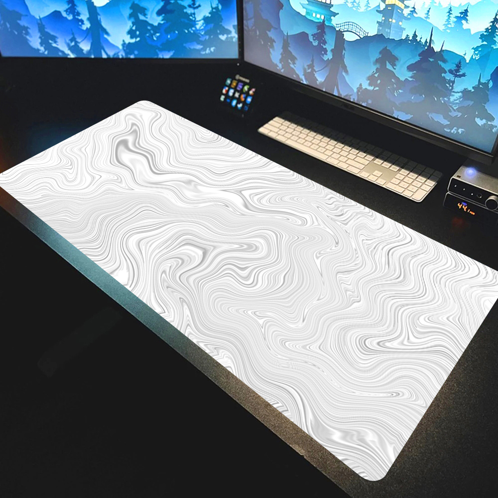 Line Liquid Mouse Pad Gaming A - Desk Setup White incelemesi ve fiyatı
