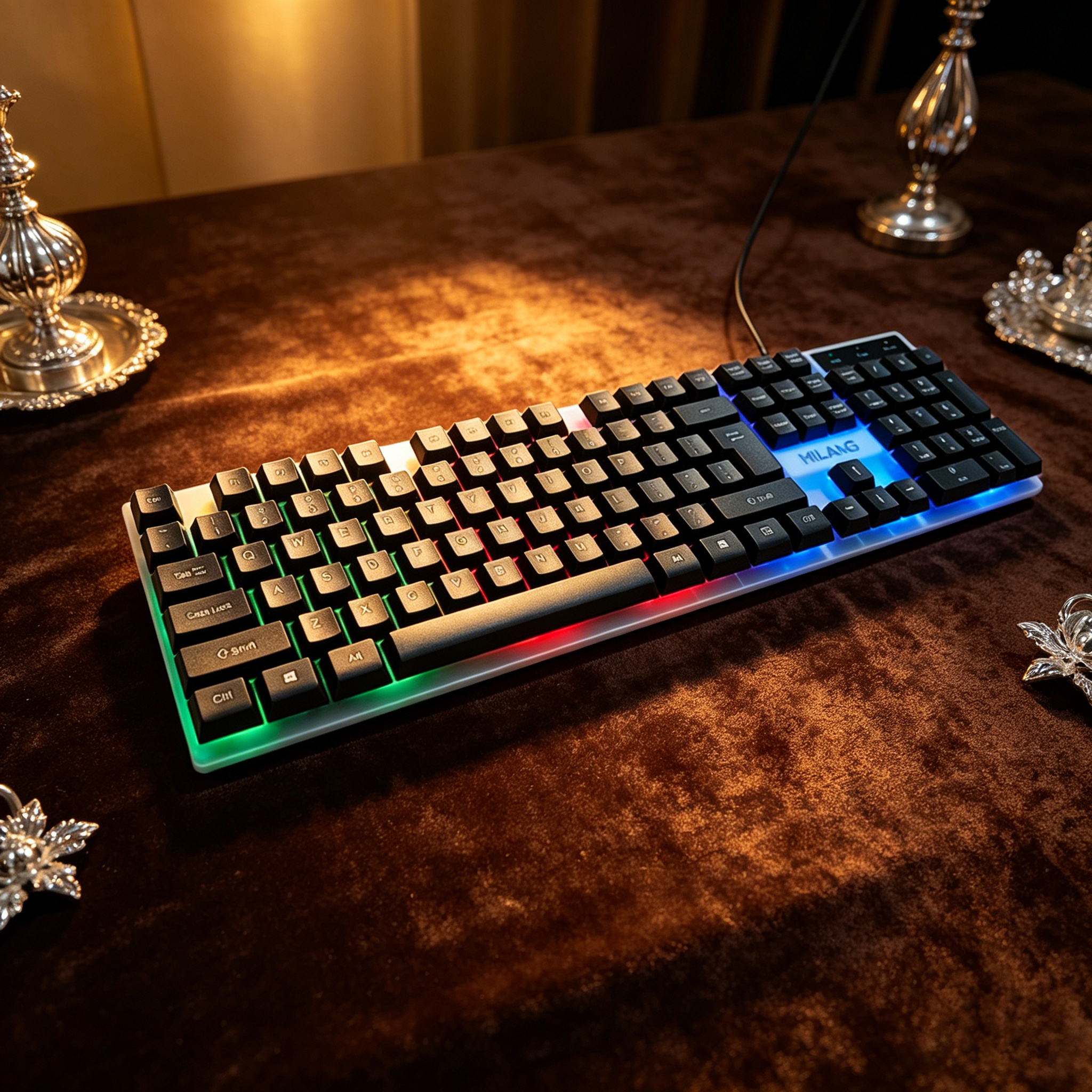 Wired RGB Backlit Keyboard Mou - Desk Setup Ergonomics incelemesi ve fiyatı