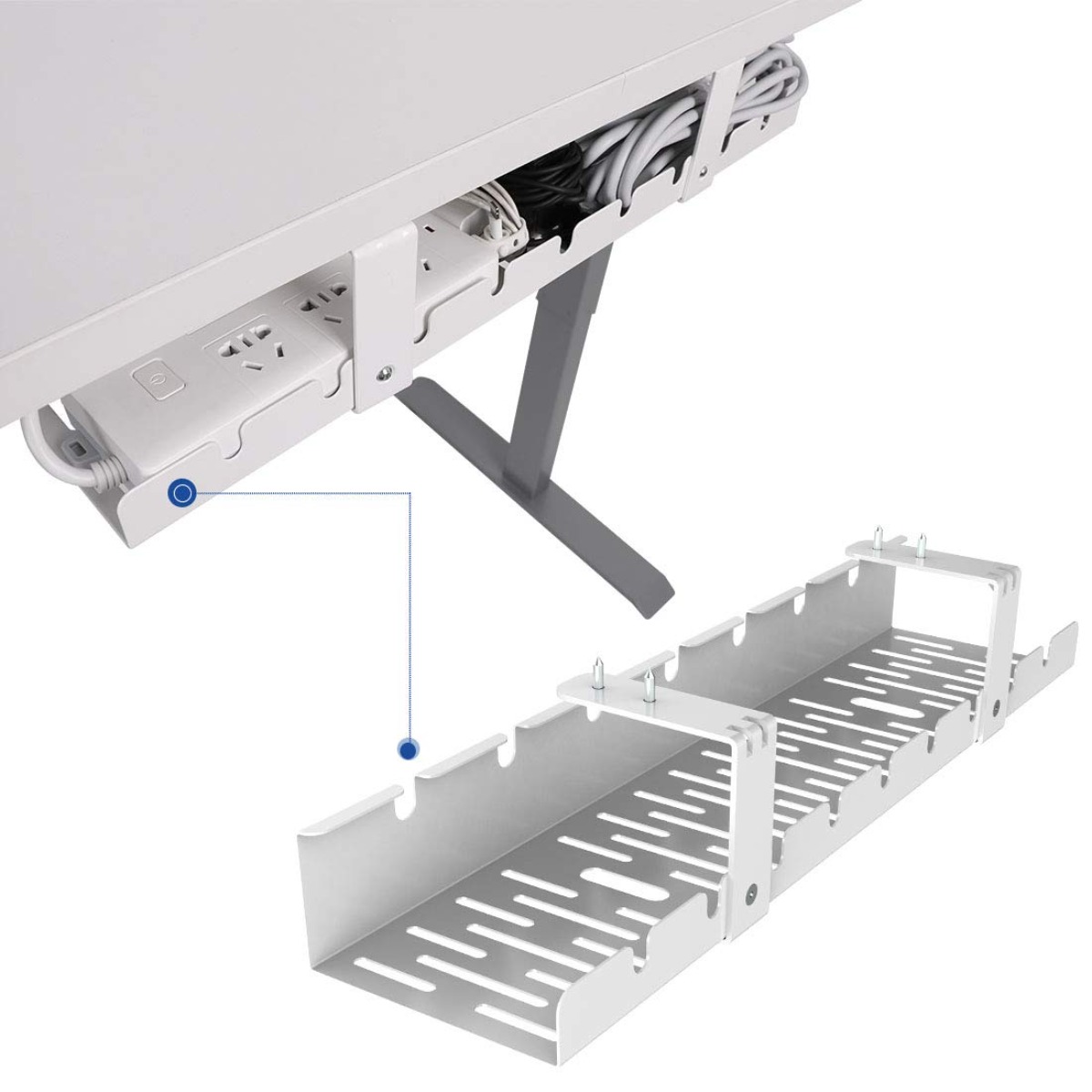 Cable Management Tray Desk Org - Desk Setup Workspace incelemesi ve fiyatı