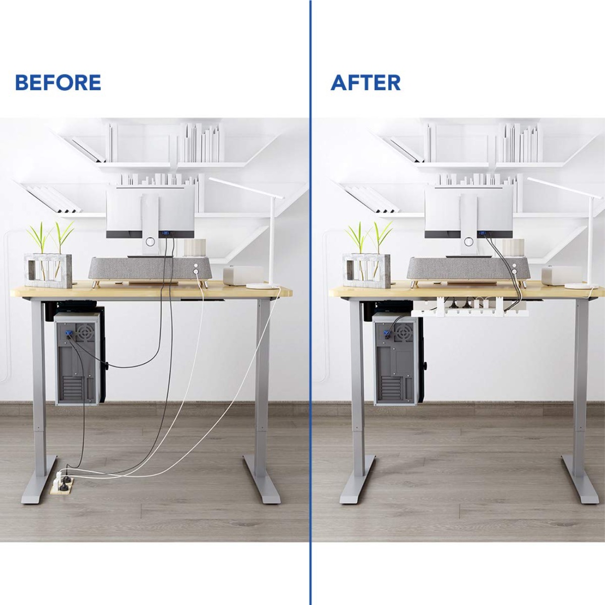 Cable Management Tray Desk Org - Desk Setup Workspace incelemesi ve fiyatı