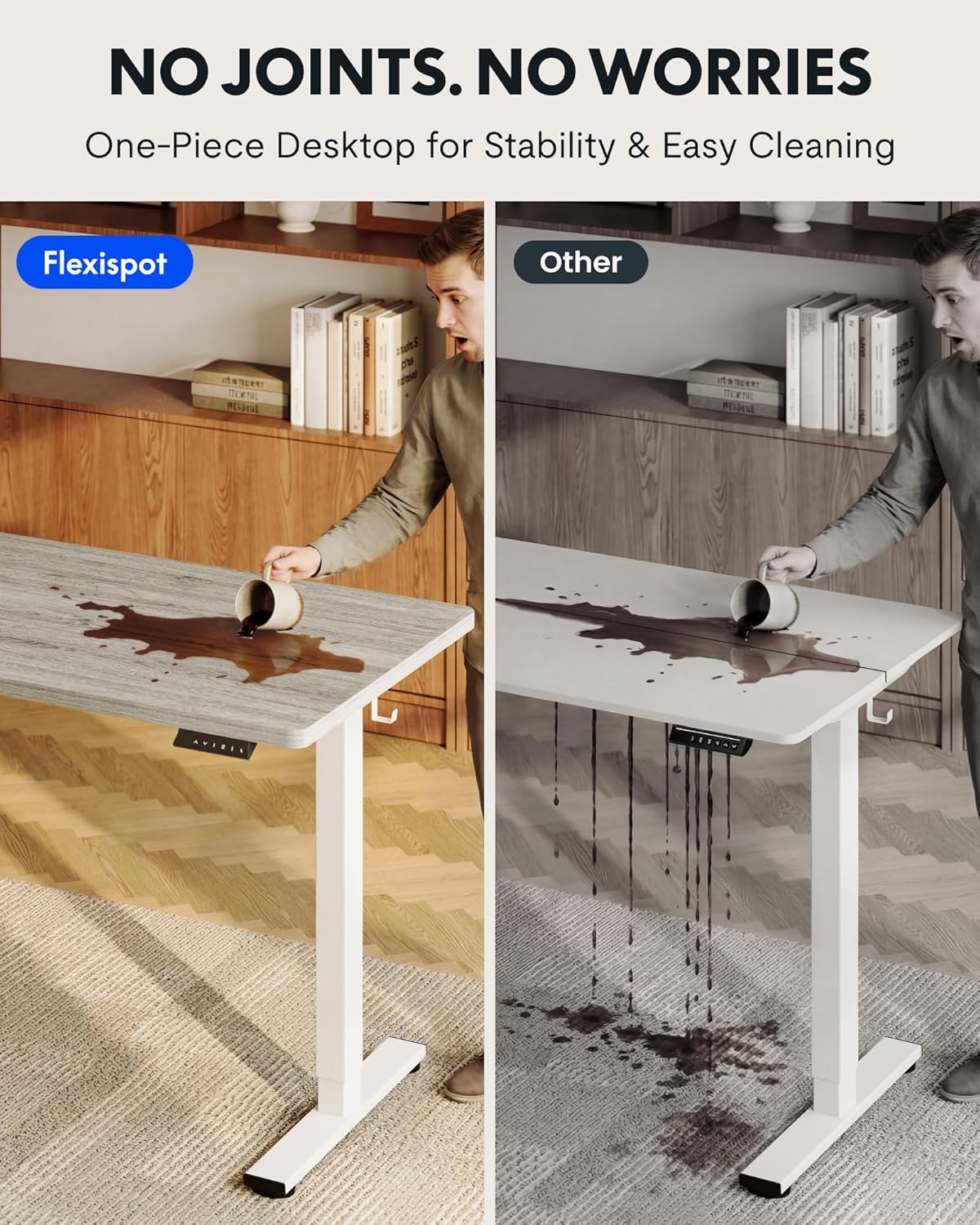 One-Piece Electric Height Adju - L Shaped Desk Setup incelemesi ve fiyatı