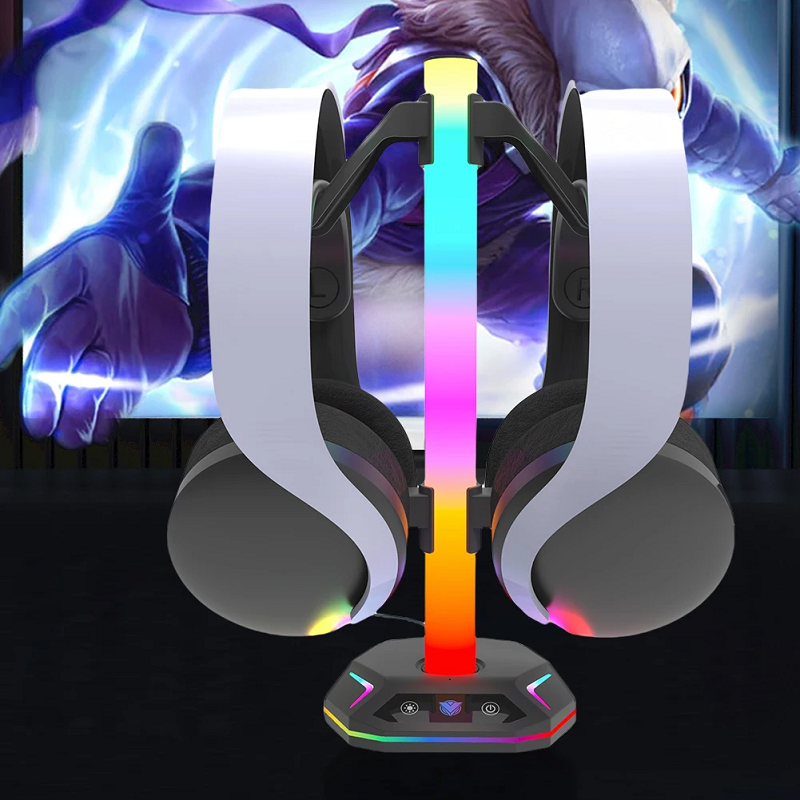 RGB Gaming Headset Stand with  - Desk Setup Usb Hub incelemesi ve fiyatı