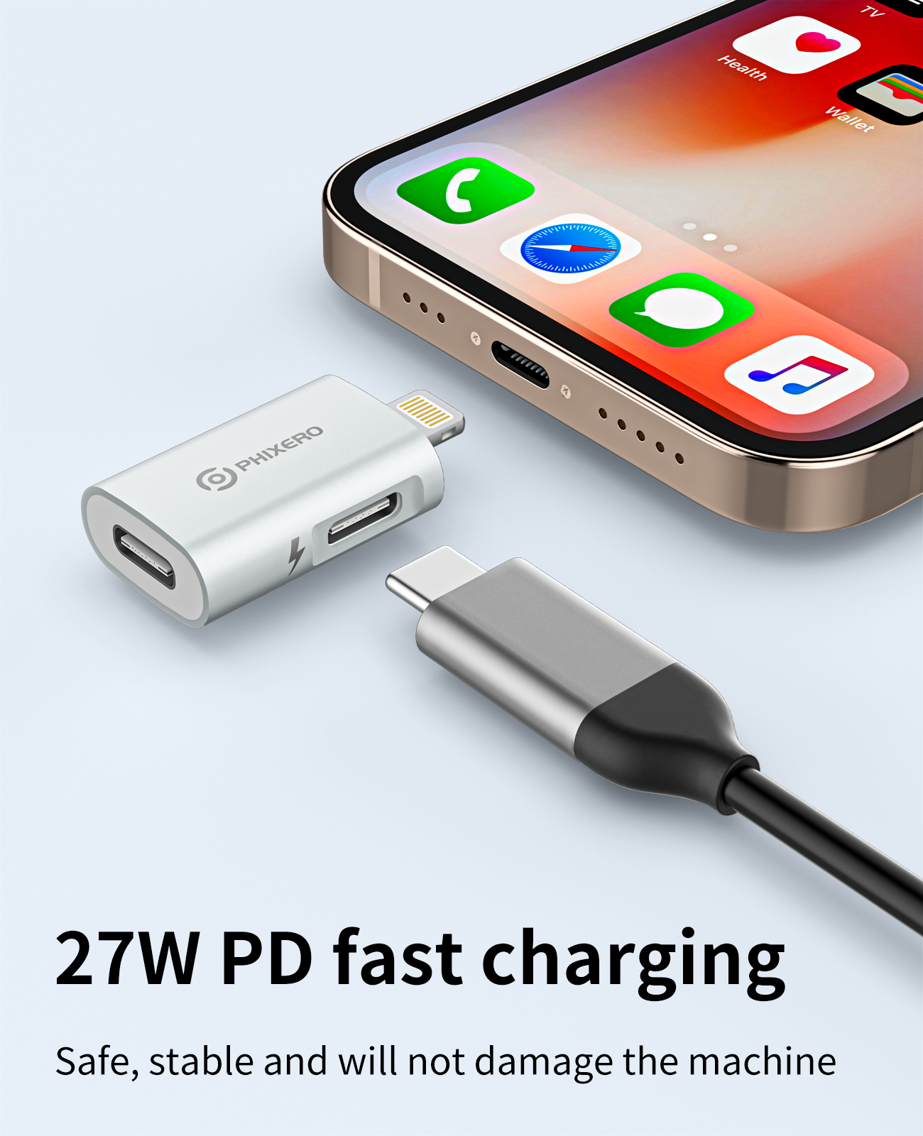 PHIXERO USB C OTG Adapter 27W  - Desk Setup Ipad incelemesi ve fiyatı