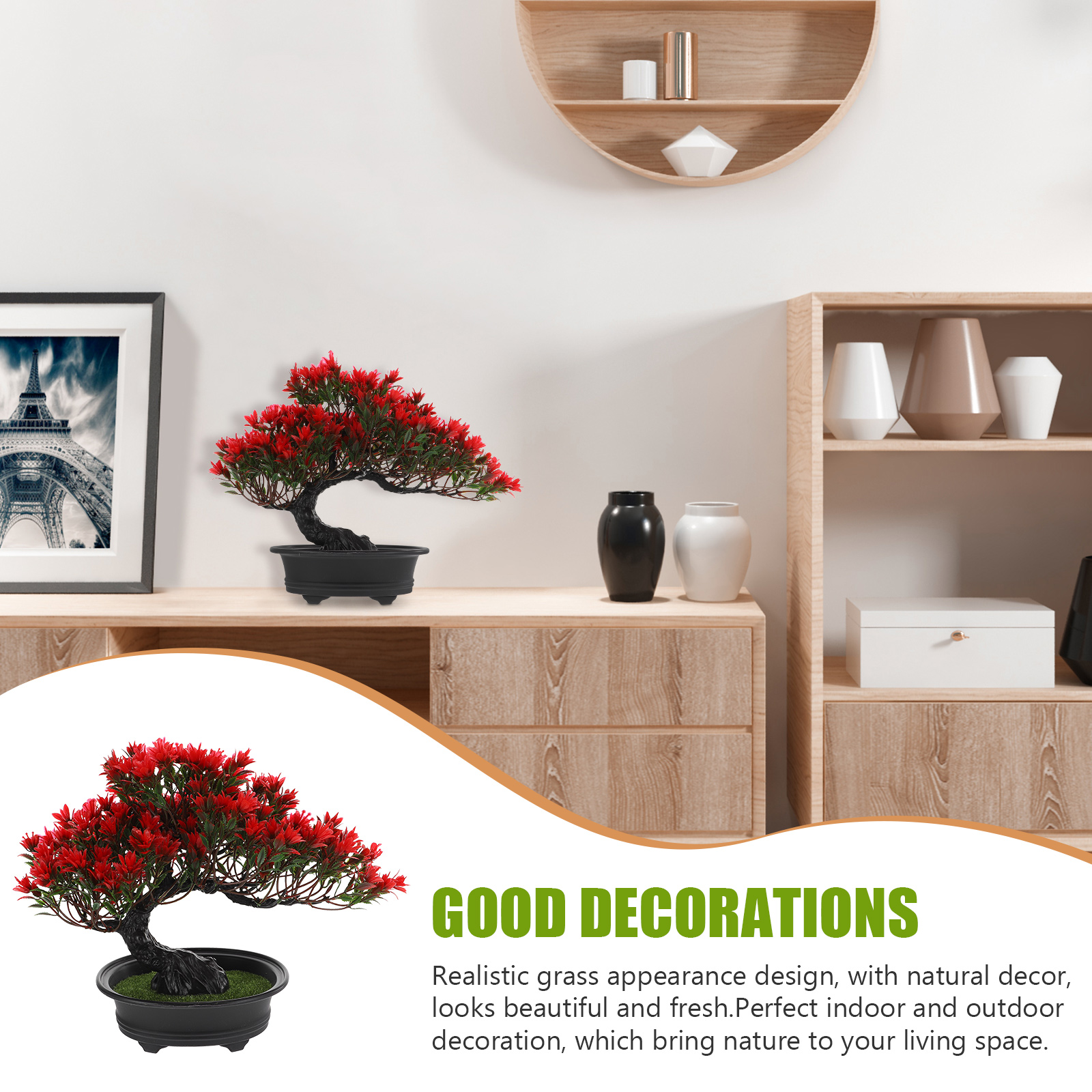 Artificial Plant Potted Bonsai - Desk Setup Plant incelemesi ve fiyatı