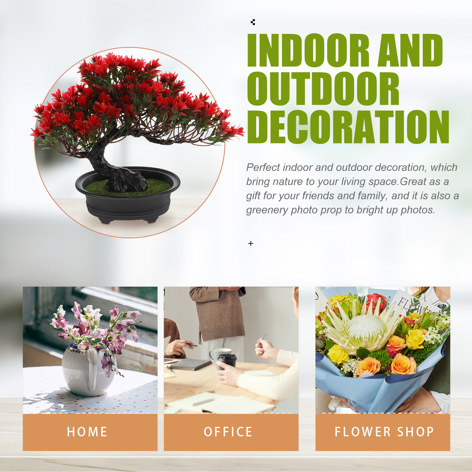 Artificial Plant Potted Bonsai - Desk Setup Plant incelemesi ve fiyatı