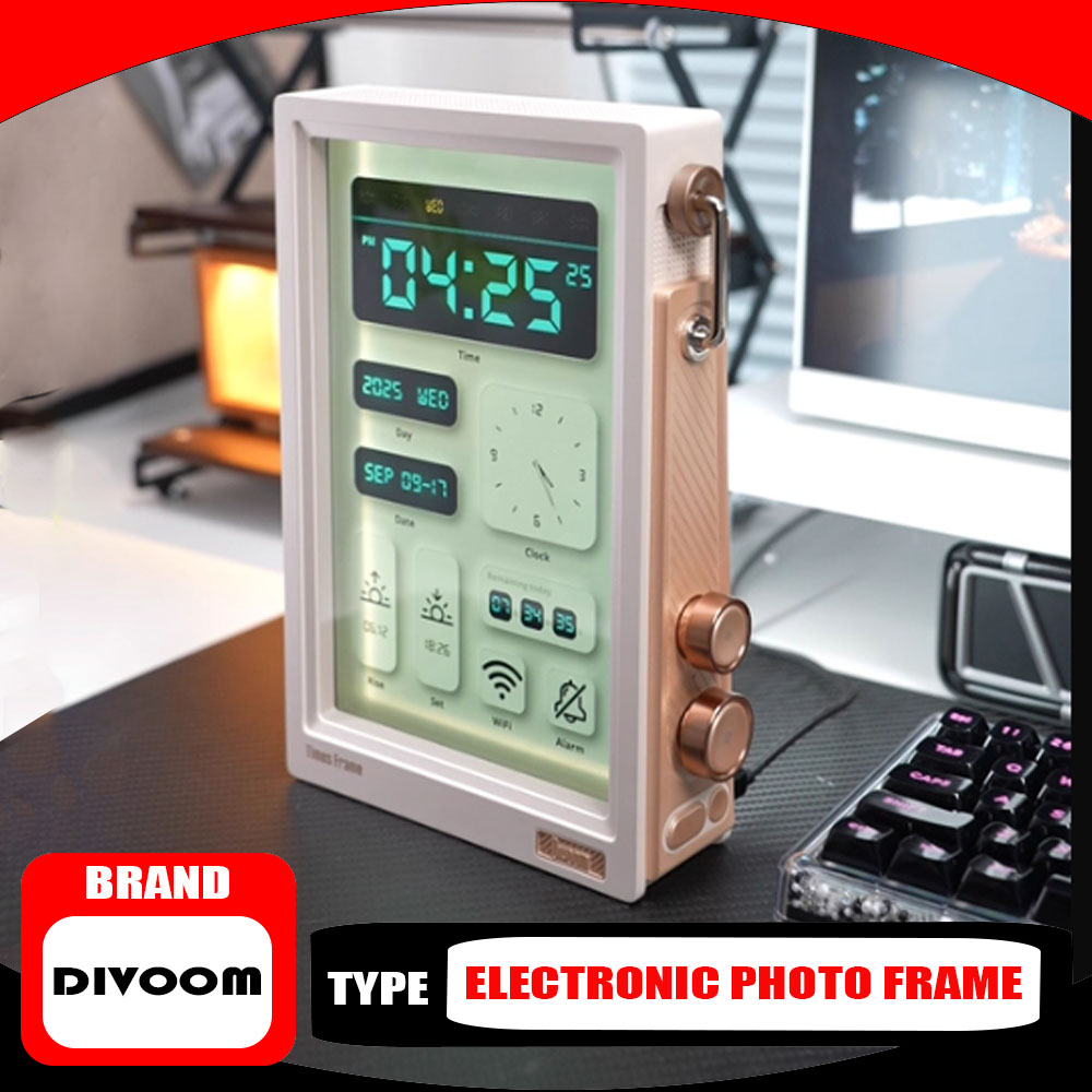 Divoom Times Frame 10.1″ Smart - Desk Setup With Speakers incelemesi ve fiyatı