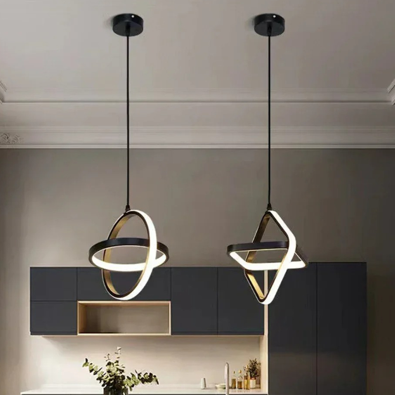 Modern LED Pendant Light Black - Desk Setup White incelemesi ve fiyatı