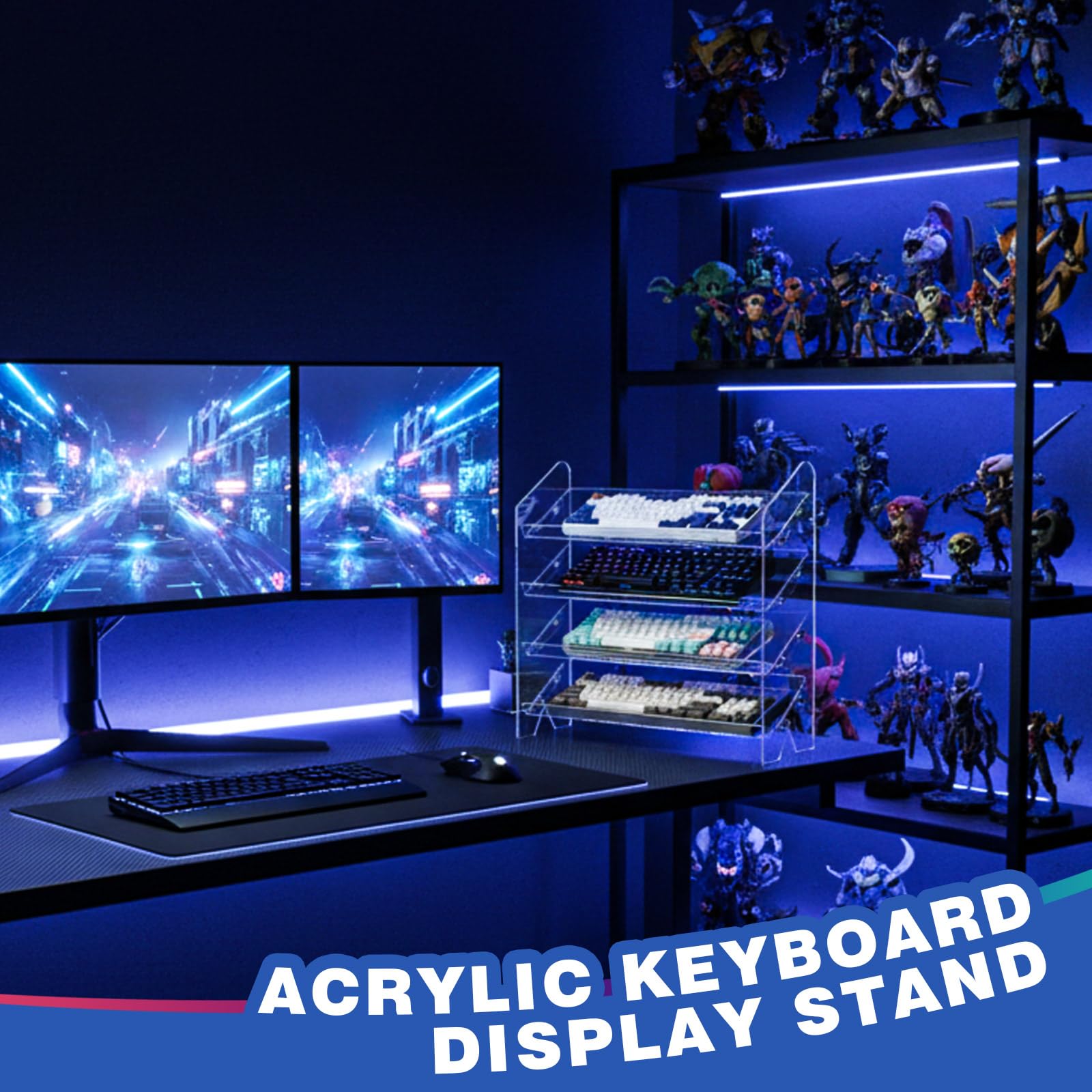 Acrylic Keyboard Display Stand - Desk Setup Tablet incelemesi ve fiyatı