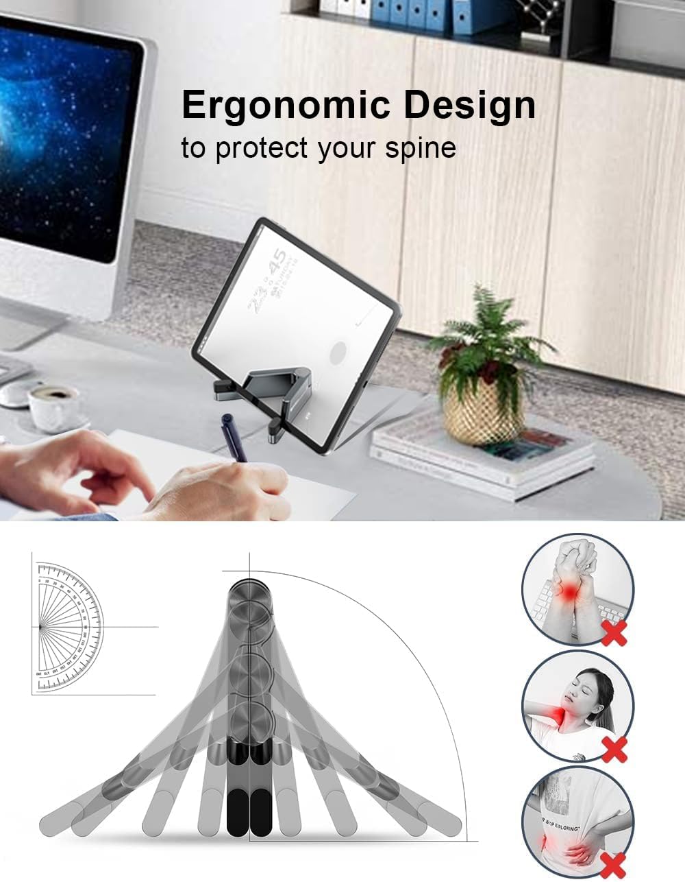 Foldable Aluminum Cell Phone S - Desk Setup Table incelemesi ve fiyatı