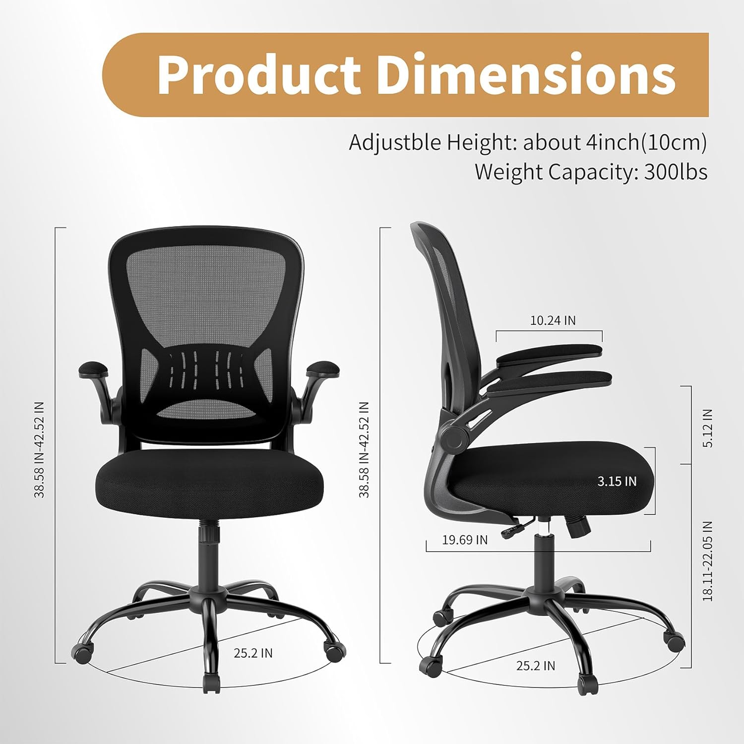 Ergonomic Office Chair Set 8,  - Desk Setup Ergonomics incelemesi ve fiyatı