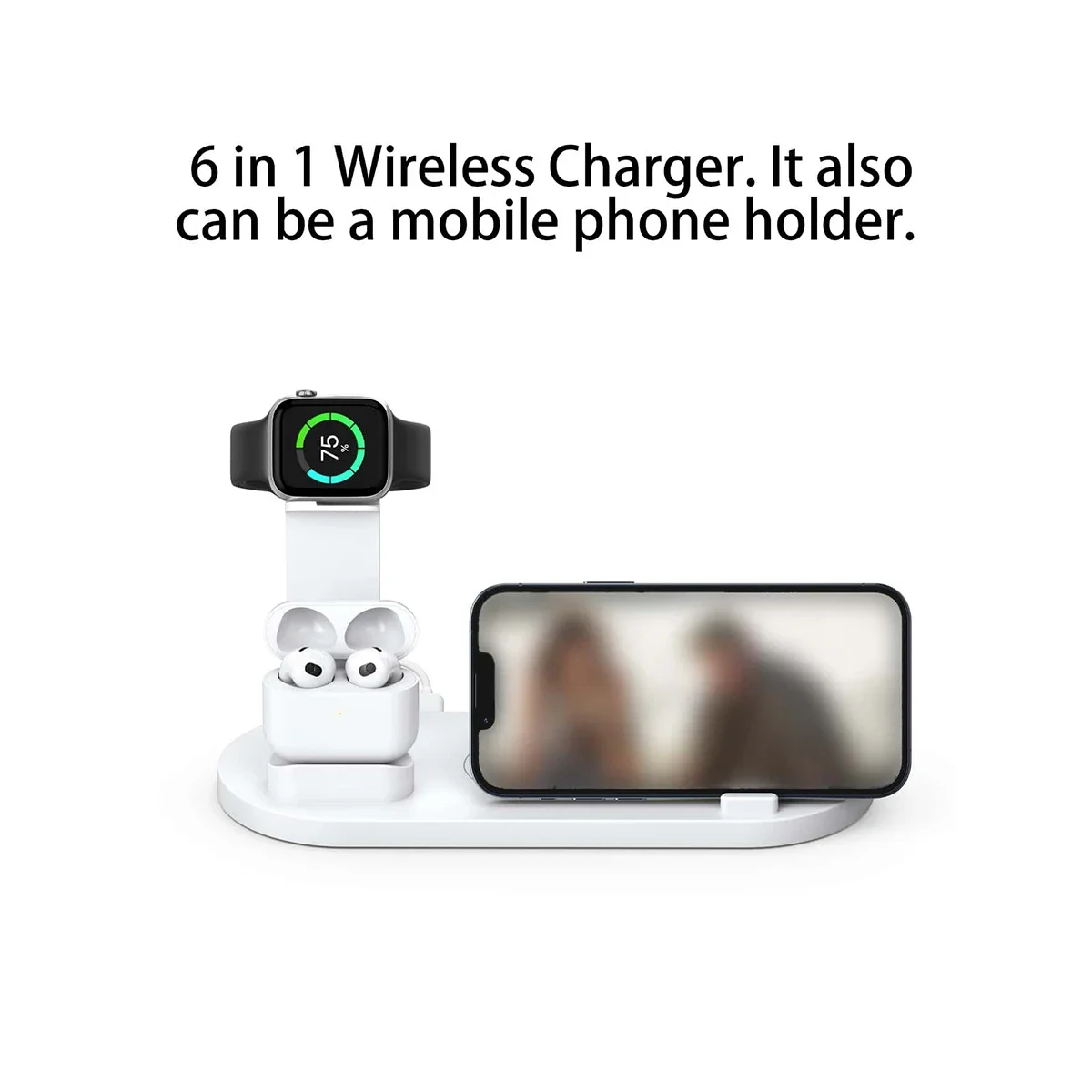 7 In 1 Wireless Charger Stand  - Desk Setup Apple incelemesi ve fiyatı
