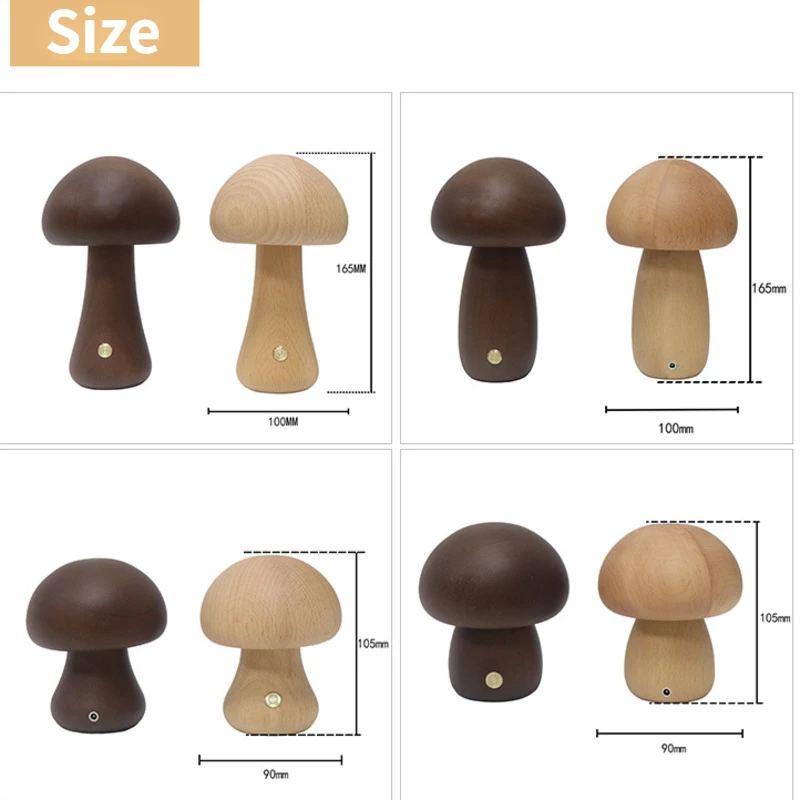 Cute Mushroom LED Night Light  - Desk Setup White incelemesi ve fiyatı