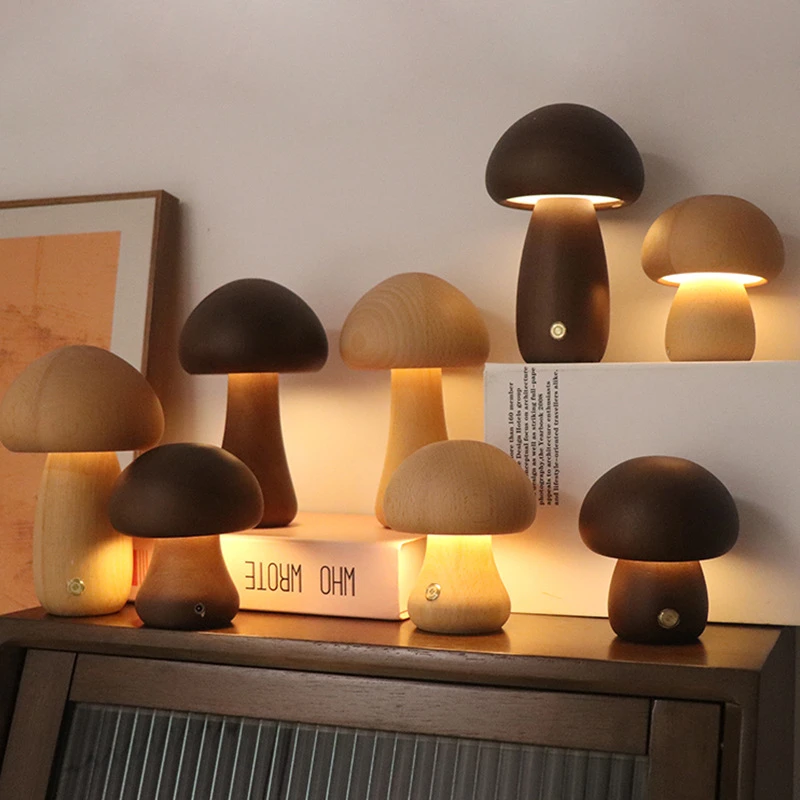 Cute Mushroom LED Night Light  - Desk Setup White incelemesi ve fiyatı