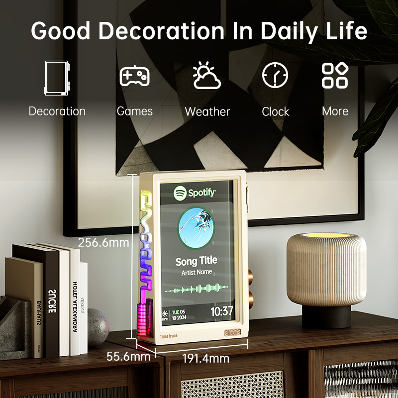 Divoom Times Frame 10.1″ Smart - Desk Setup With Speakers incelemesi ve fiyatı