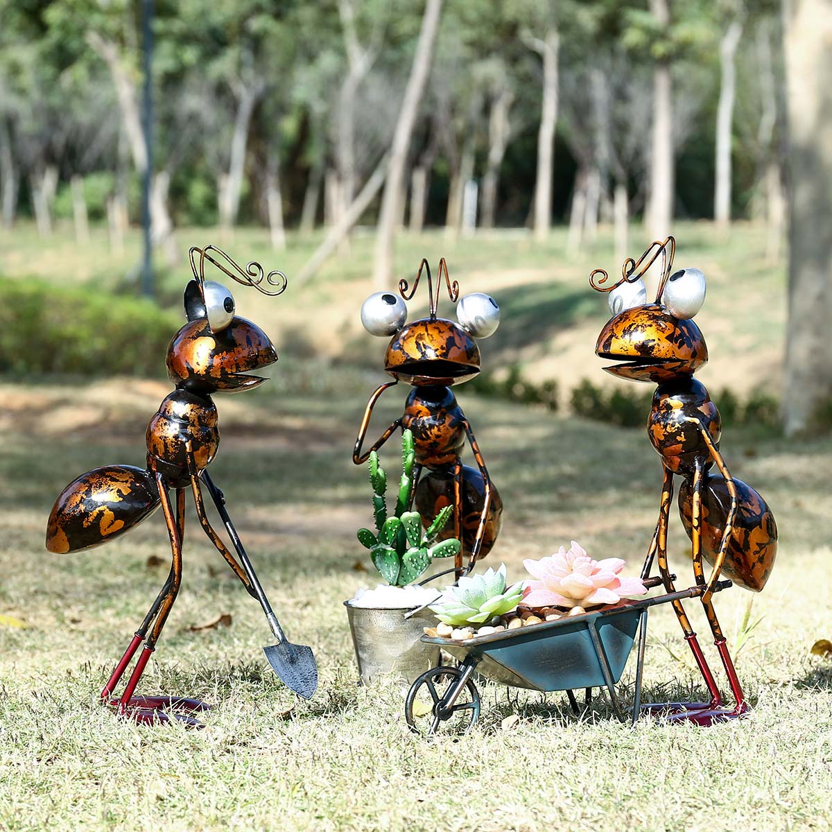 Ants Sculpture Cartoon Ants Ga - Desk Setup Plant incelemesi ve fiyatı
