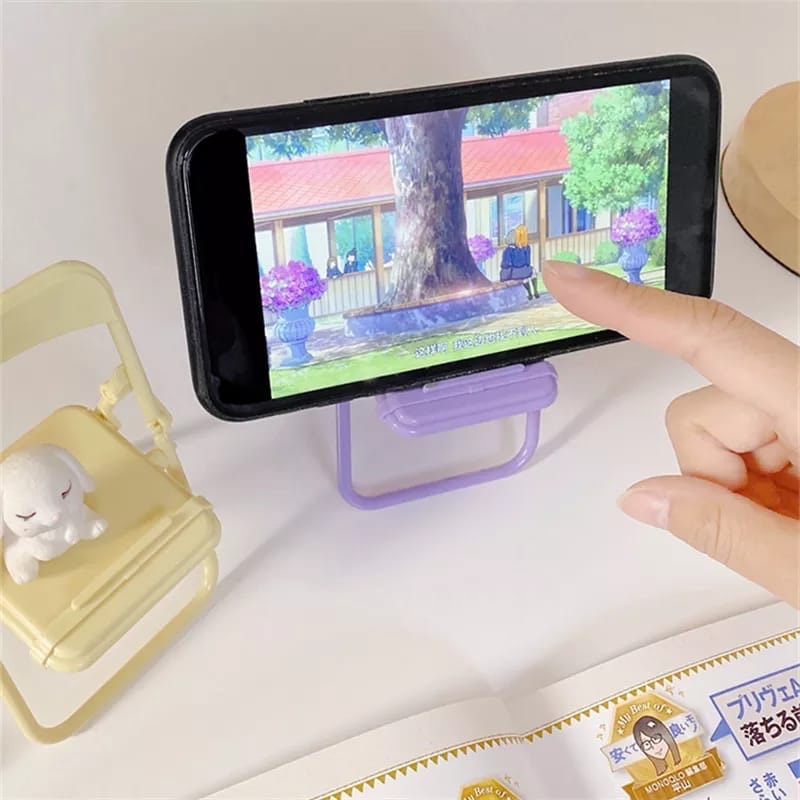 Cute Chair Phone Holder Stand  - Desk Setup Table incelemesi ve fiyatı