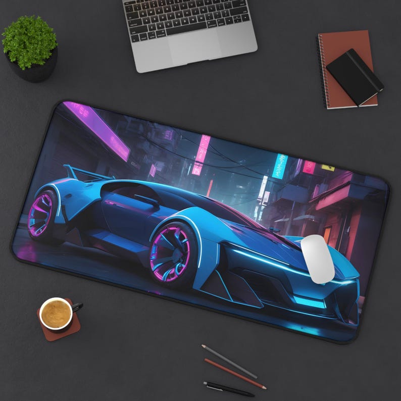 XXL Cool Car Mouse Pad - Neon  - Desk View Setup incelemesi ve fiyatı