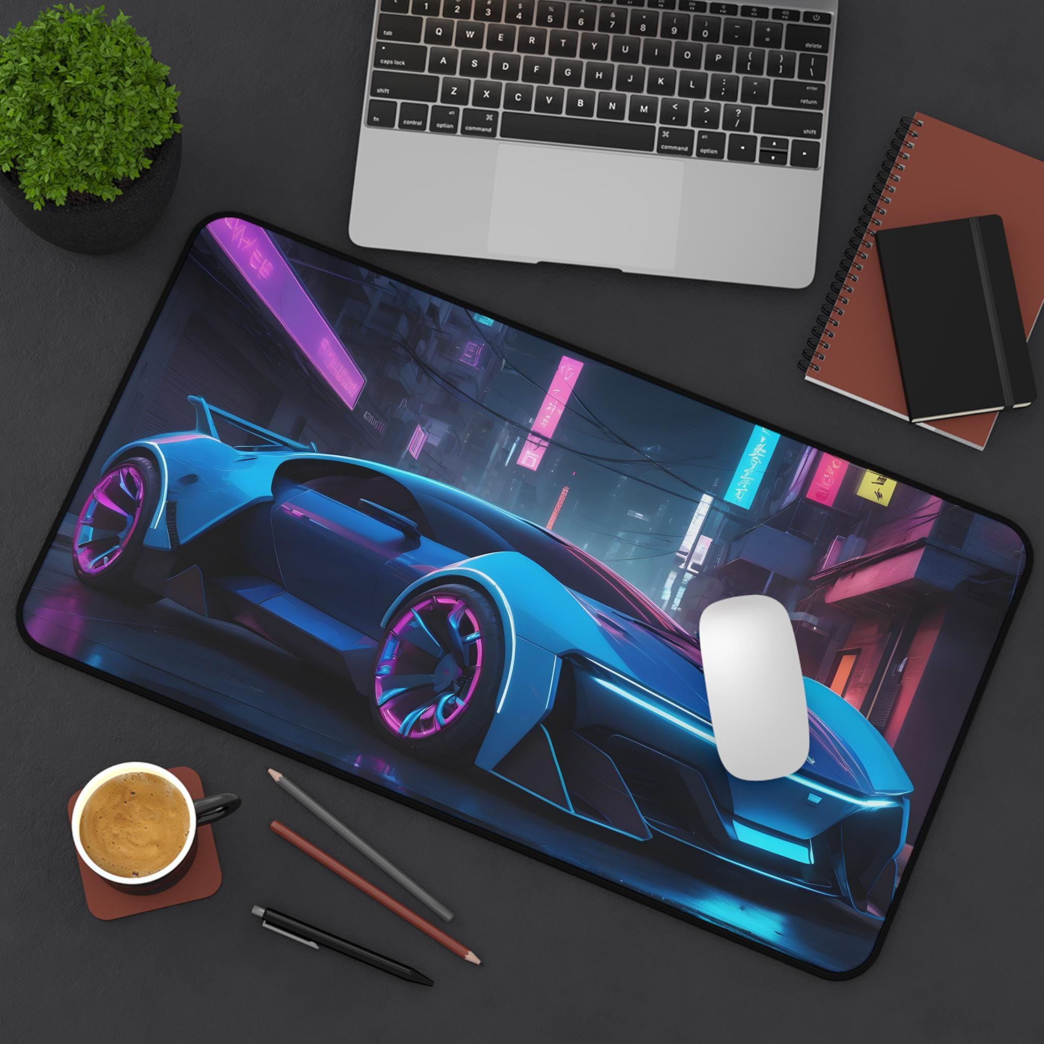 XXL Cool Car Mouse Pad - Neon  - Desk View Setup incelemesi ve fiyatı