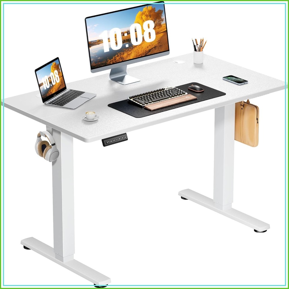Electric Standing Desk Adjusta - Desk Setup White incelemesi ve fiyatı