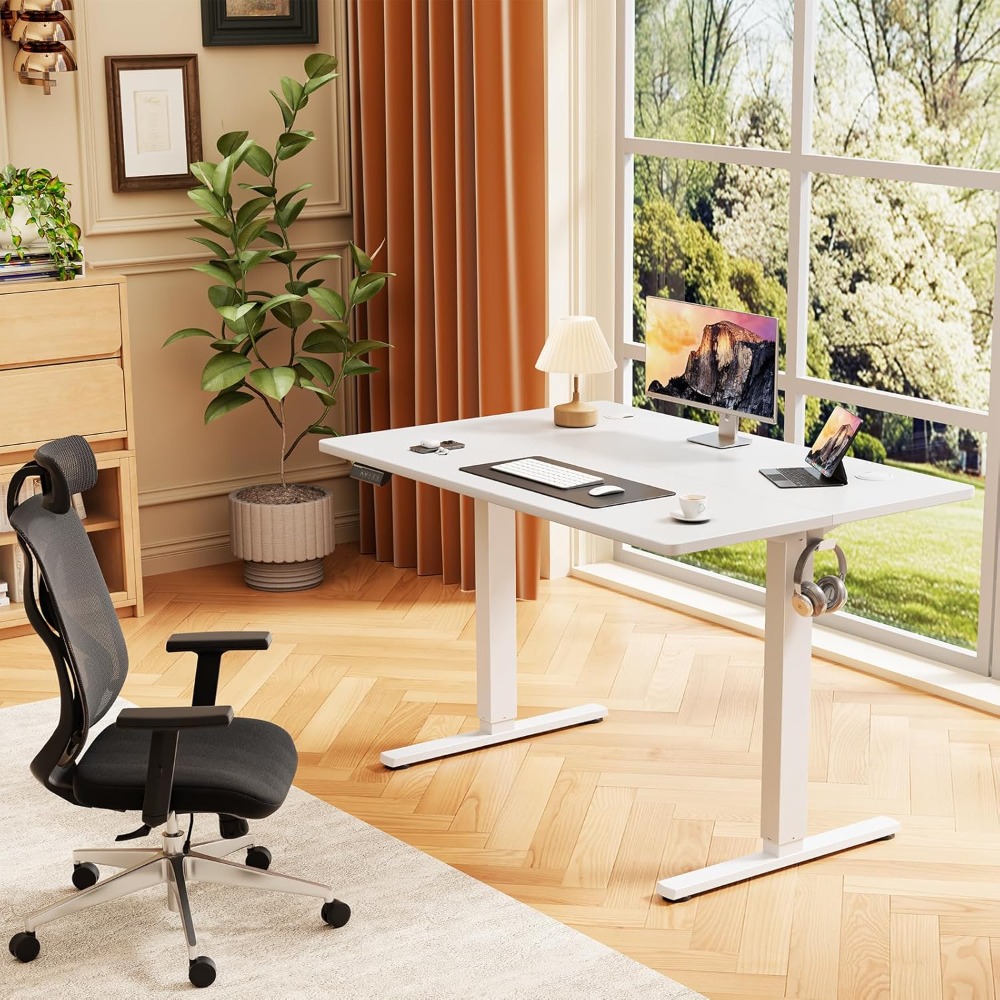 Electric Standing Desk Adjusta - Desk Setup White incelemesi ve fiyatı