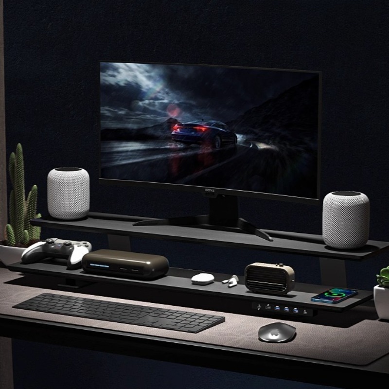 Solid Wood Gaming Desk Top wit - Desk Setup Usb Hub incelemesi ve fiyatı