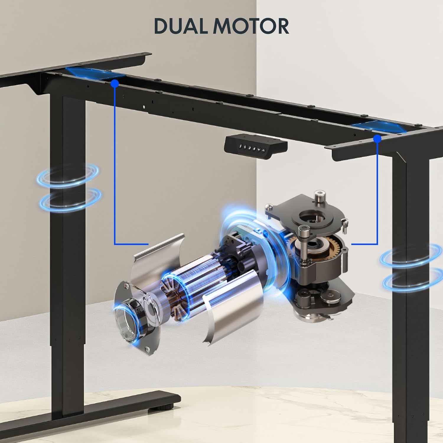 Electric Standing Desk with Du - L Shaped Desk Setup incelemesi ve fiyatı