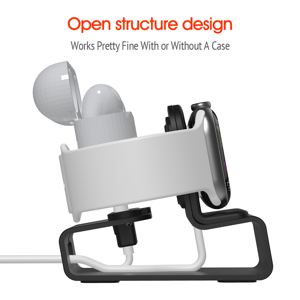 2 in 1 Aluminum Charging Stand - Desk Setup Apple incelemesi ve fiyatı
