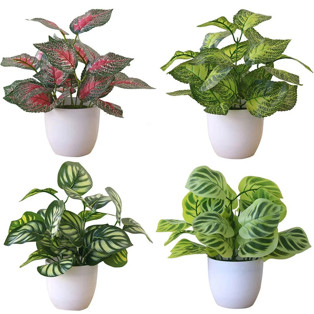 1PC Artificial Foliage Plant P - Desk Setup Plant incelemesi ve fiyatı