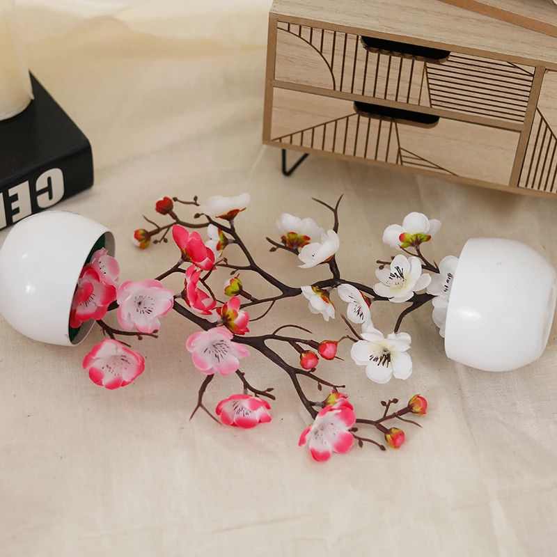 Simulation Plum Flower Pot Pla - Desk Setup Plant incelemesi ve fiyatı