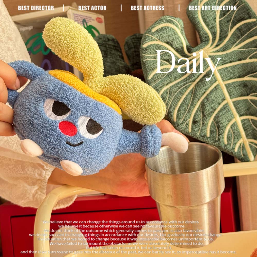 Cute Smiley Planter Plush Toy  - Desk Setup Plant incelemesi ve fiyatı