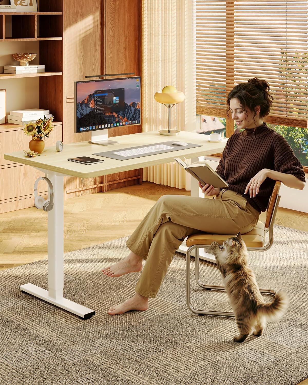 Electric Height Adjustable Sta - L Shaped Desk Setup incelemesi ve fiyatı
