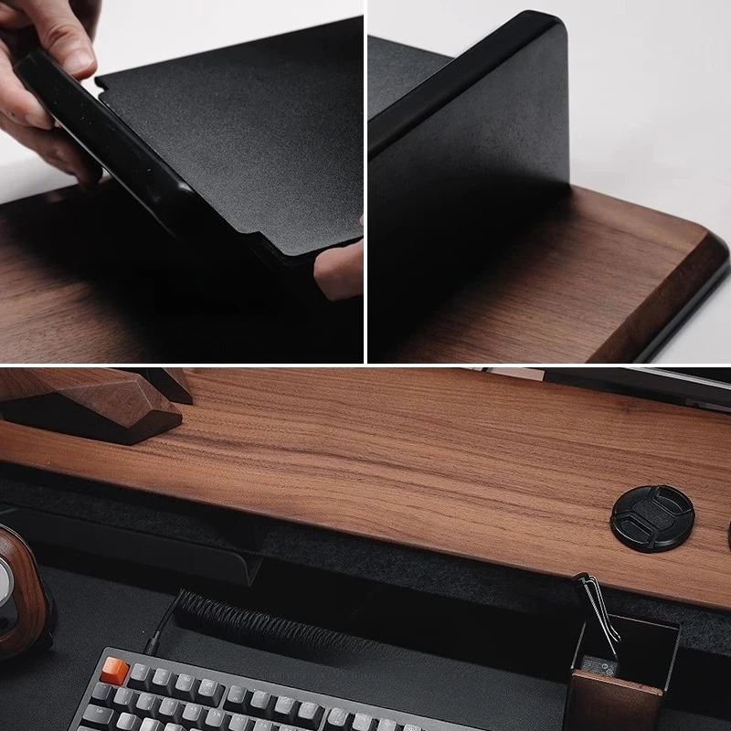 Solid Walnut Monitor Stand-Erg - Desk Setup Workspace incelemesi ve fiyatı
